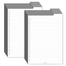 PLEPIC Freestyle 索引補充內頁 橫線 8mm, 2個, 30入