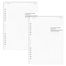 PLEPIC Up-Down 留言便條紙補充內頁 Ambient Balloon, 2個, 20入