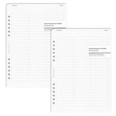 PLEPIC Up-Down 留言本補充內頁 Ambient Library, 2個, 20入