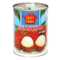 Chef's Choice Foods 紅毛丹水果罐頭, 1個, 565g