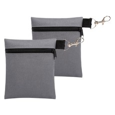 크레이트S 다용도 골프공 슬림 파우치, 그레이, 2개