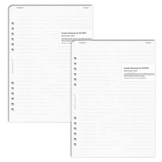 플레픽 업다운 코멘트패드 리필속지 엠비언트 저니, 2개, 20개입