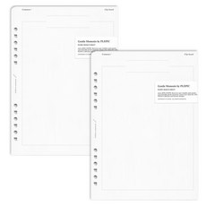 PLEPIC Up-Down 備註便條紙補充內頁 Ambient 文件板, 2個, 20入