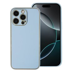 심플리로어 골드라인 레더 카메라보호 휴대폰 케이스