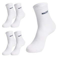 NAUTICA 基本中筒襪5雙