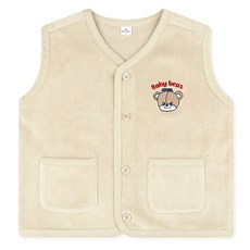 Milk Baby 嬰幼兒絲絨可愛小熊背心