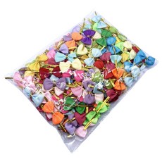 ABM 單色緞帶麵包綁帶 200入, 1個, 隨機出貨