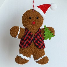 Homeflow 薑餅聖誕樹裝飾品, 1個, D