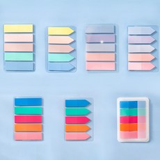 PEONIST 旗標索引貼紙 7入組 08 混色, 1套