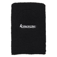 가와사키 배드민턴 손목아대 1단, 블랙, 1개