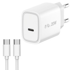 아이히트코리아 C타입 PD PPS 20W 고속 충전기 + 고속 충전 케이블 세트, 혼합색상, 1세트