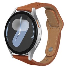 SimplyRoar 纖細皮革環狀錶帶, 棕色, 1個