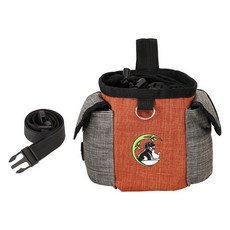 PASTEL PET 寵物多功能雙口袋零食包, 橘色, 1個