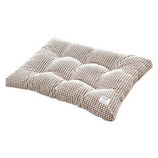 파스텔펫 반려동물 모던심플 극세사 사각쿠션, 베이지, 1개