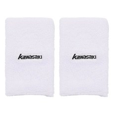 kawasaki 川崎 羽球護腕 1入, 白色, 2個