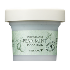 SKINFOOD 西洋梨薄荷深層清潔面膜, 120g, 1罐, 1入