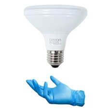 Dayon LED PAR30 聚光型 可調光兩用燈泡 20W + 丁腈手套組, 1套, 正白光