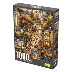 playfulmario 화려한 배경의 퍼즐, 상품10, 1000피스, 1개