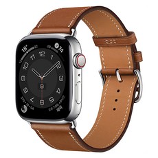 SimplyRoar 單圈皮革錶帶, 棕色