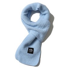 LECAF 運動刷毛圍巾, 天空藍, 1個