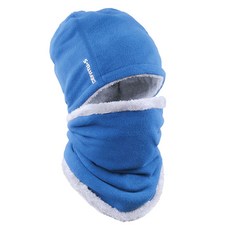 Robroco 素色防寒刷毛高爾夫圍脖 + 帽子組, 1套, 天空藍