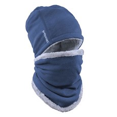 Robroco 素色防寒刷毛高爾夫圍脖 + 帽子組, 1套, 海軍藍