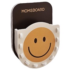 MOMS BOARD 微笑磁吸筆筒 11.5 x 5.5 x 16 cm, 1個, 微笑巧克力
