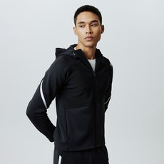 SPYDER 男式修身連帽拉鍊 SPIFCNFT211M-BLK