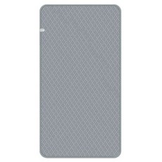 한일의료기매트 Ecolife 프리미엄 탄소 전기매트 HI-401F, 모던그레이, 싱글(100 x 200 x 2.5 cm)