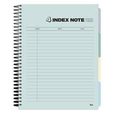 ibis 索引筆記本 SP 12722, 1個, 薄荷綠