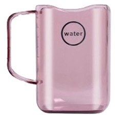 PEONIST Water 牙刷架 塑膠漱口杯, 粉紅色, 1個