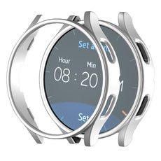모할랩 갤럭시워치 호환 액정 보호 하드 케이스 40mm, 02 실버, 1개