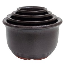 Nara Art 提桶造型甕器花盆 4件組, 單一顏色, 1個