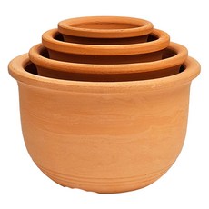Nara Art 吊桶陶盆 4件組, 1套, 單一顏色