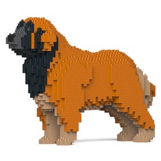 JEKCA 蘭伯格犬 狗狗積木 S, 棕色, 1個