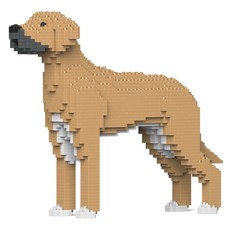 JEKCA 大丹犬狗狗積木 S, 棕色