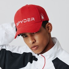 스파이더 남성용 트윌 레터링 로고 코튼 볼캡