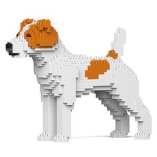 JEKCA 傑克羅素㹴犬積木 S, 棕色