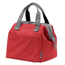 HANEE 保溫午餐袋, 紅色, 1個