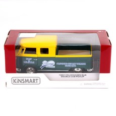 KiNSMAR 1963 福斯巴士雙排座貨運皮卡汽車 KT5396, 黃色