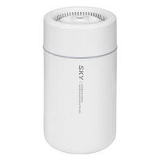 SKY Type-C RGB氛圍燈 車用桌上型超音波迷你加濕器, SKY-CA-MH10, 白色