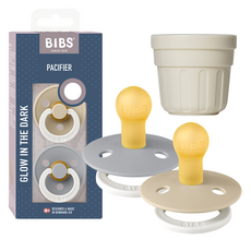 BIBS彩色橡膠邊(2種)+專用帽組, 1組, 香草夜光、雲夜光, 步驟1