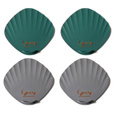 TODAY LIVING 排水管防臭矽膠蓋 2款 x 2入組 R49096C, 綠色, 灰色