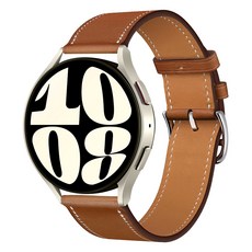 Galaxy Watch 皮革經典錶帶, 棕色
