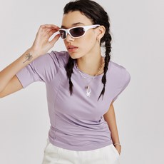 SPYDER 女款訓練運動內衣式短袖T恤