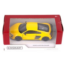 KiNSMAR 2020 奧迪 R8 Coupé 迷你模型車 KT5422, 黃色, 1個