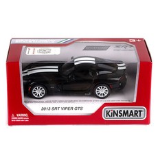 KiNSMAR 2013 SRT Viper GTS 印花迷你車 KT5363F, 1個, 黑色