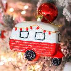 ScentBasket 聖誕節復古樹裝飾品, 1個, 露營車