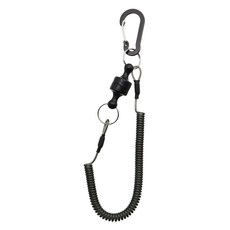 DM 強力磁鐵 + 防丟繩 + D型扣環登山扣 套組, 黑色, 1套