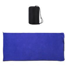 따봉오빠 야외 캠핑 차박 경량 접이식 확장형 침낭 담요 160 x 174 cm JNH1646, 블루, 1개